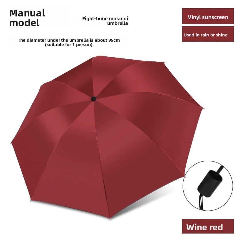 UV Protection Folding Umbrella, Sun and Rain Dual
