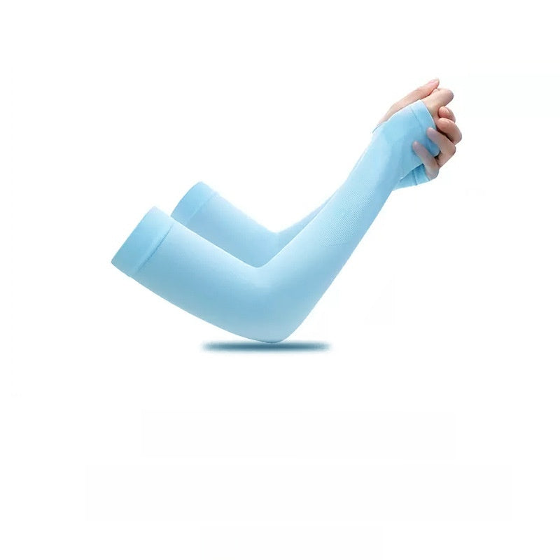 UV-protective ice silk cooling sun protection sleeves