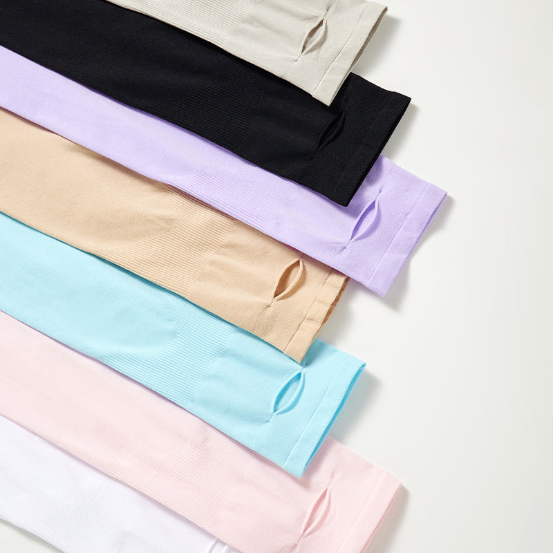 UV-protective ice silk cooling sun protection sleeves