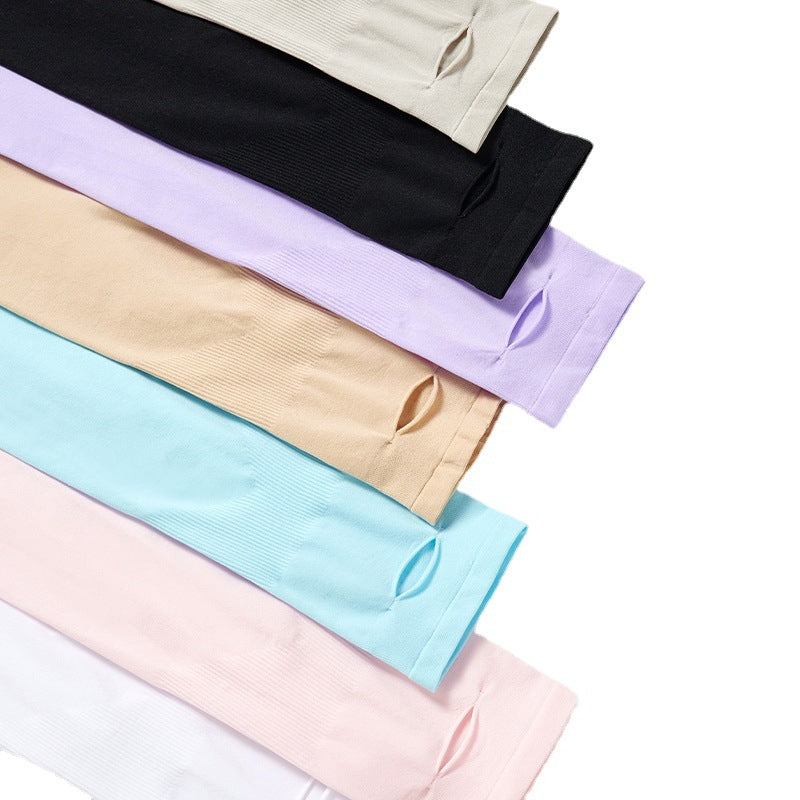 UV-protective ice silk cooling sun protection sleeves