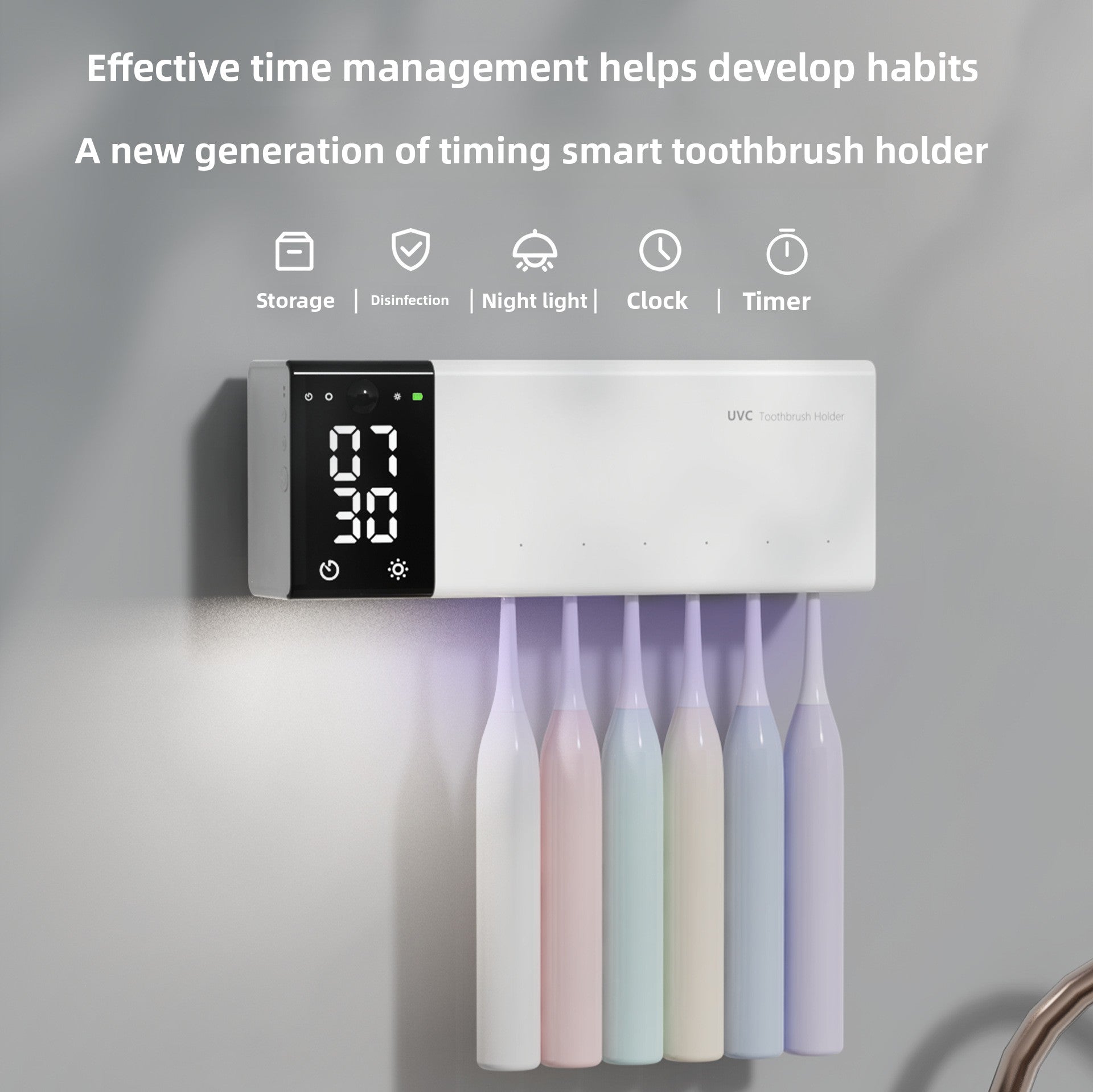 UV toothbrush sterilizer