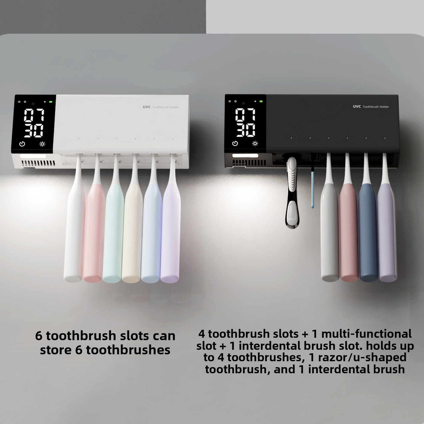UV toothbrush sterilizer