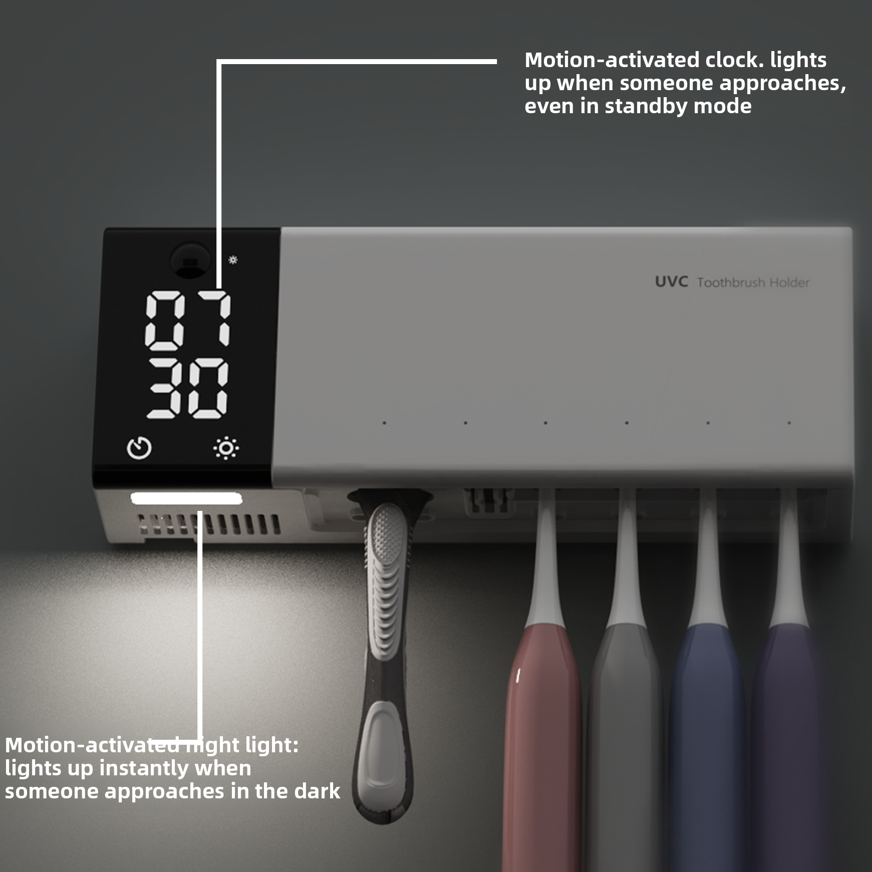 UV toothbrush sterilizer