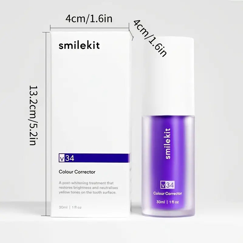 V34 Purple Whitening Toothpaste
