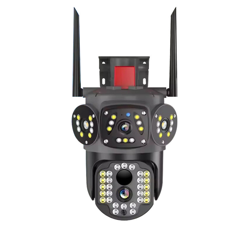 V380 3-screen 4-megapixel 4G surveillance camera