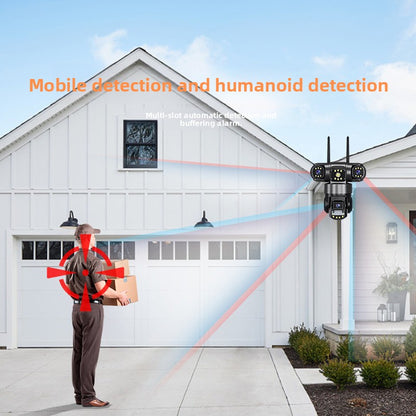 V380 Three-View Wireless Wi-Fi Camera