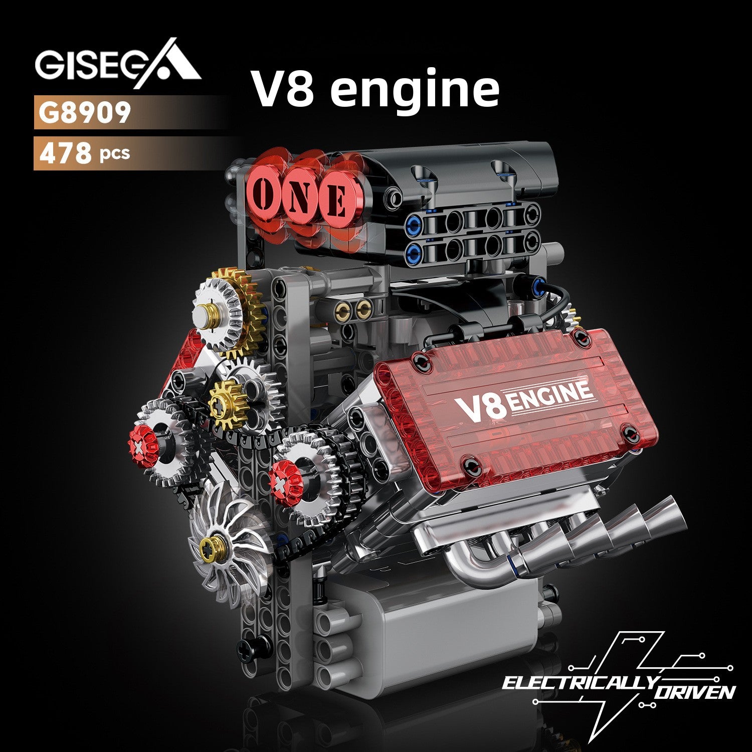 V8 Engine Model Building Blocks