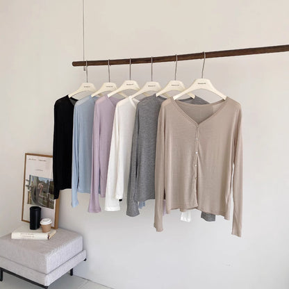 V Neck Cardigan