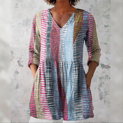 V-neck dress