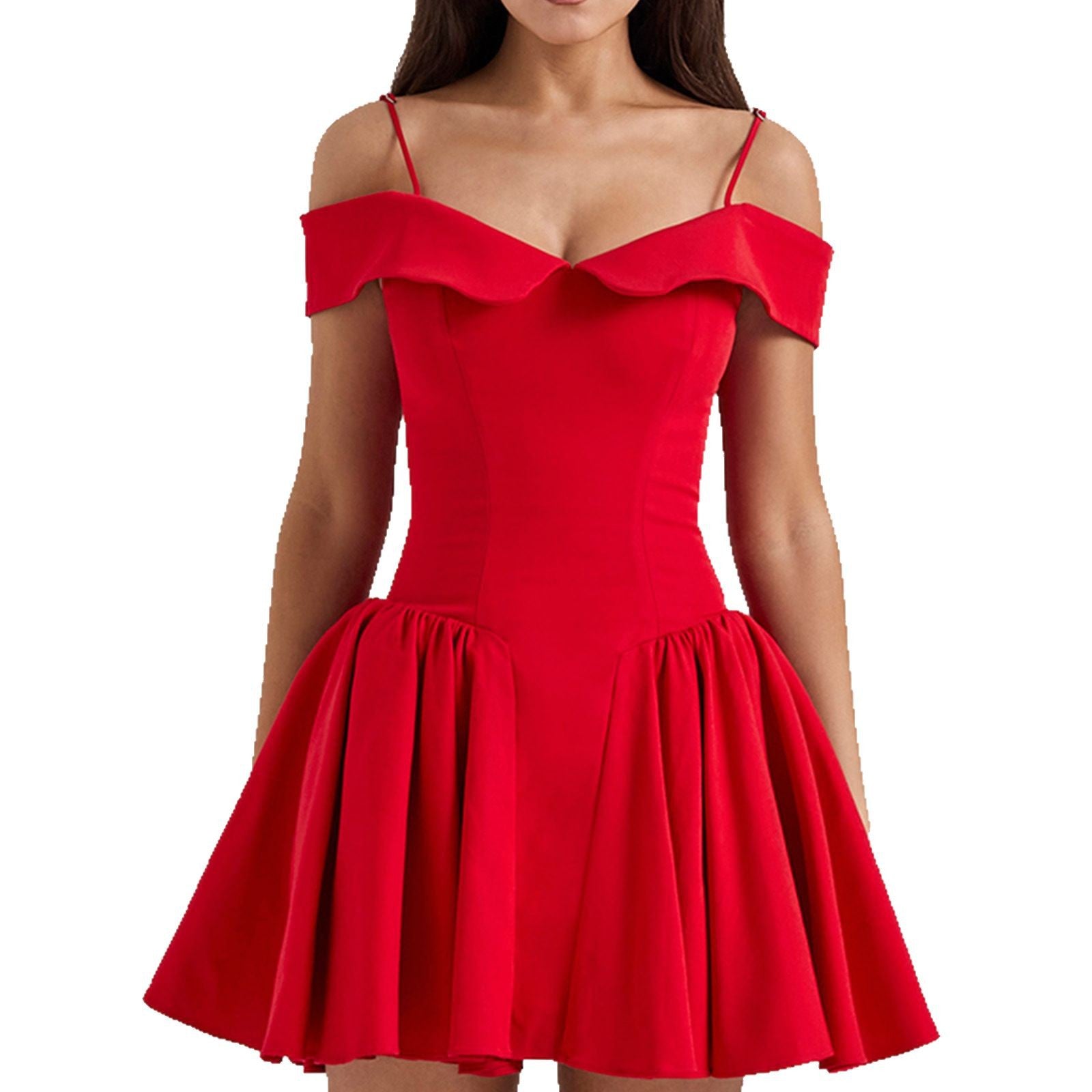 V-neck fashion dress
