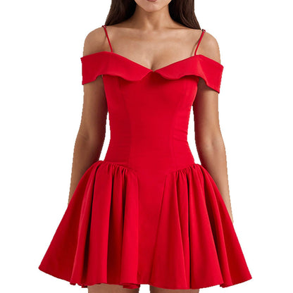 V-neck fashion dress
