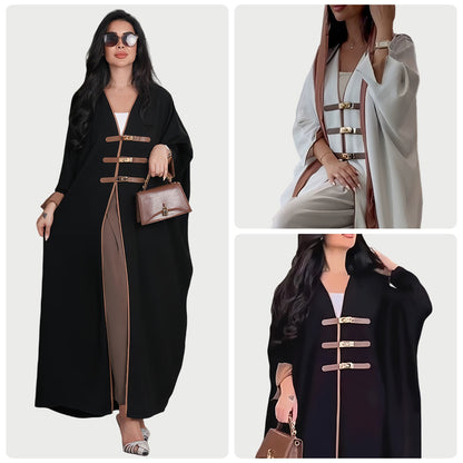 V-neck long burqa