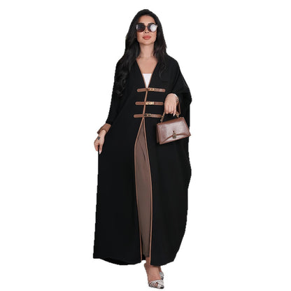 V-neck long burqa