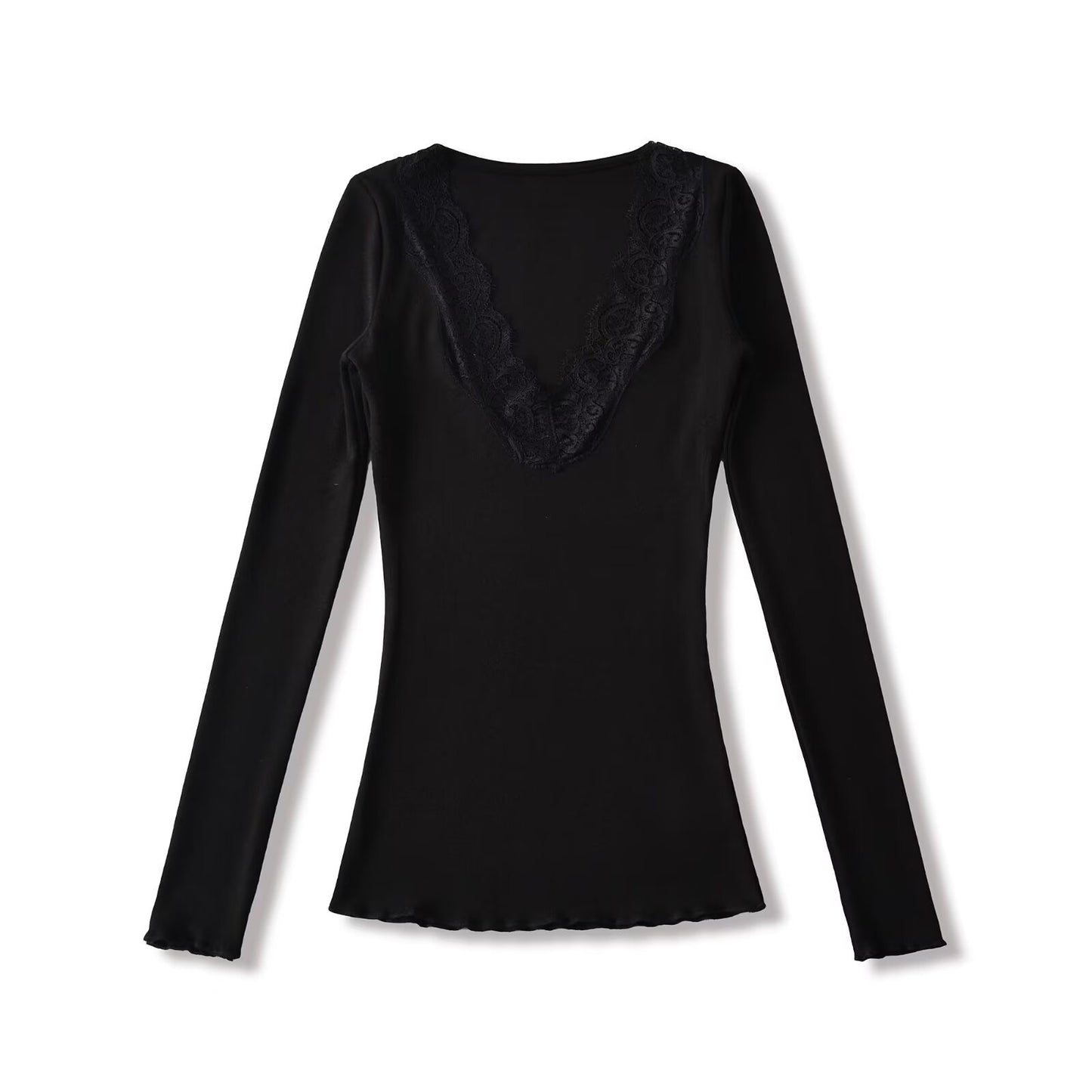 V-Neck Long-Sleeve Undershirt
