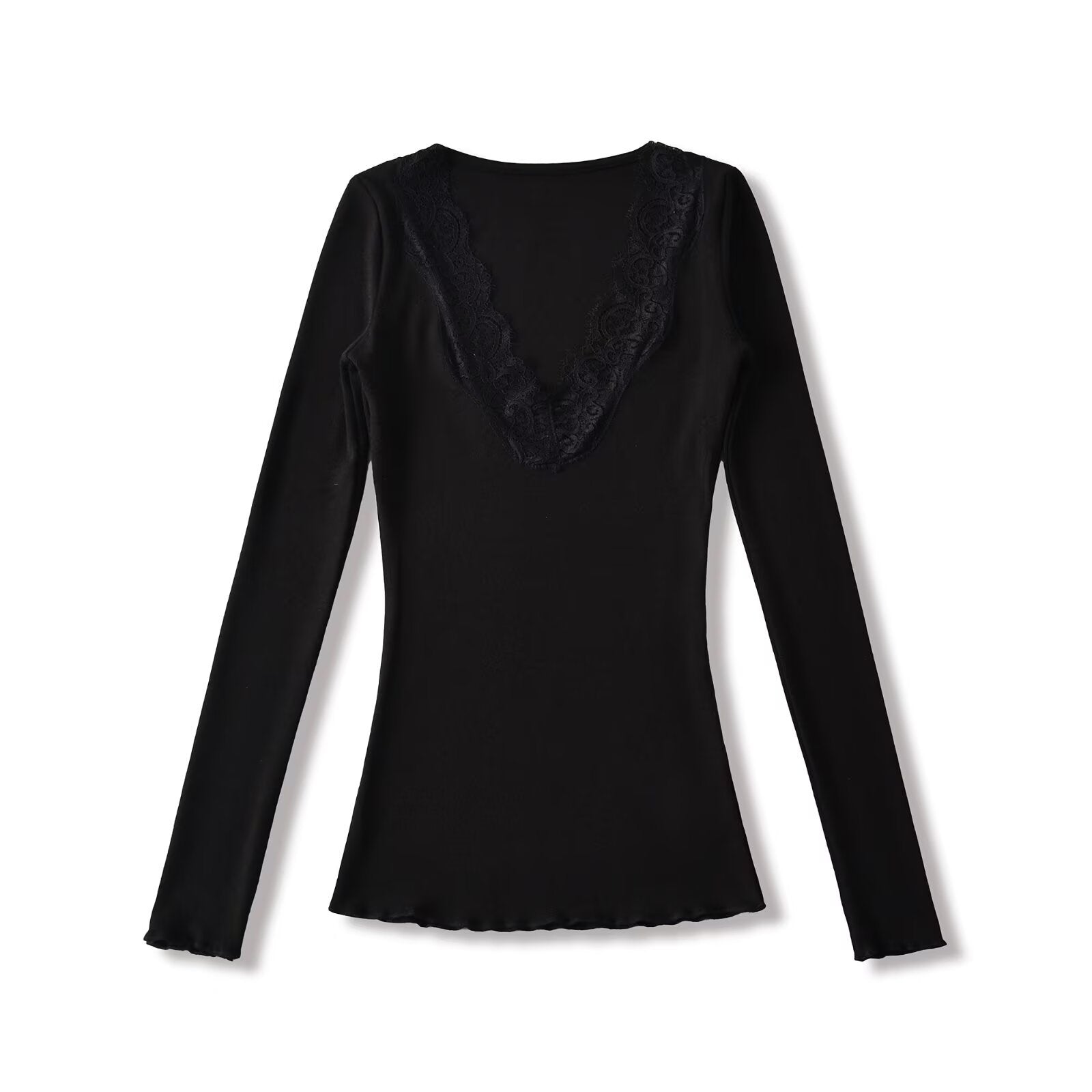 V-Neck Long-Sleeve Undershirt