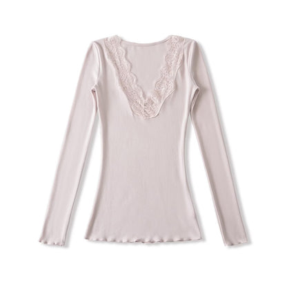 V-Neck Long-Sleeve Undershirt