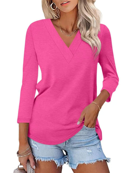 V-neck shirt