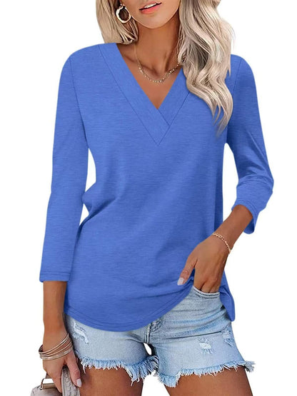 V-neck shirt