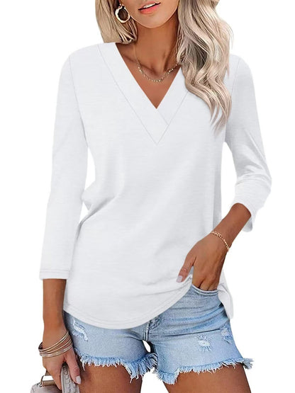 V-neck shirt