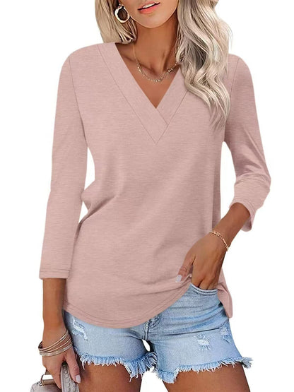 V-neck shirt
