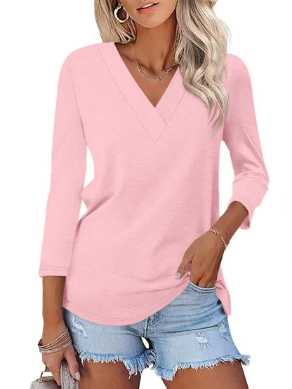 V-neck shirt