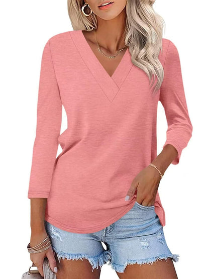 V-neck shirt