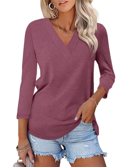 V-neck shirt