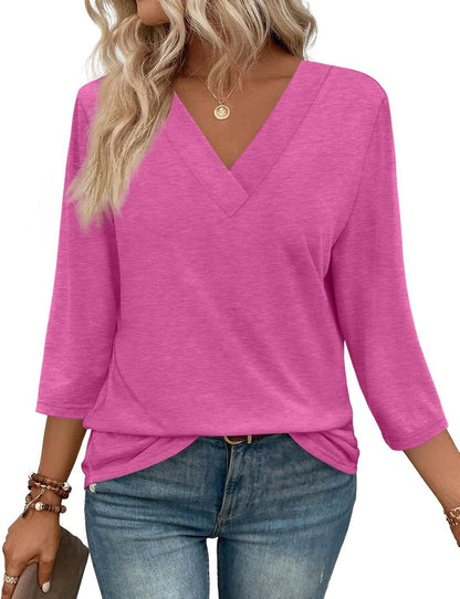 V-neck shirt