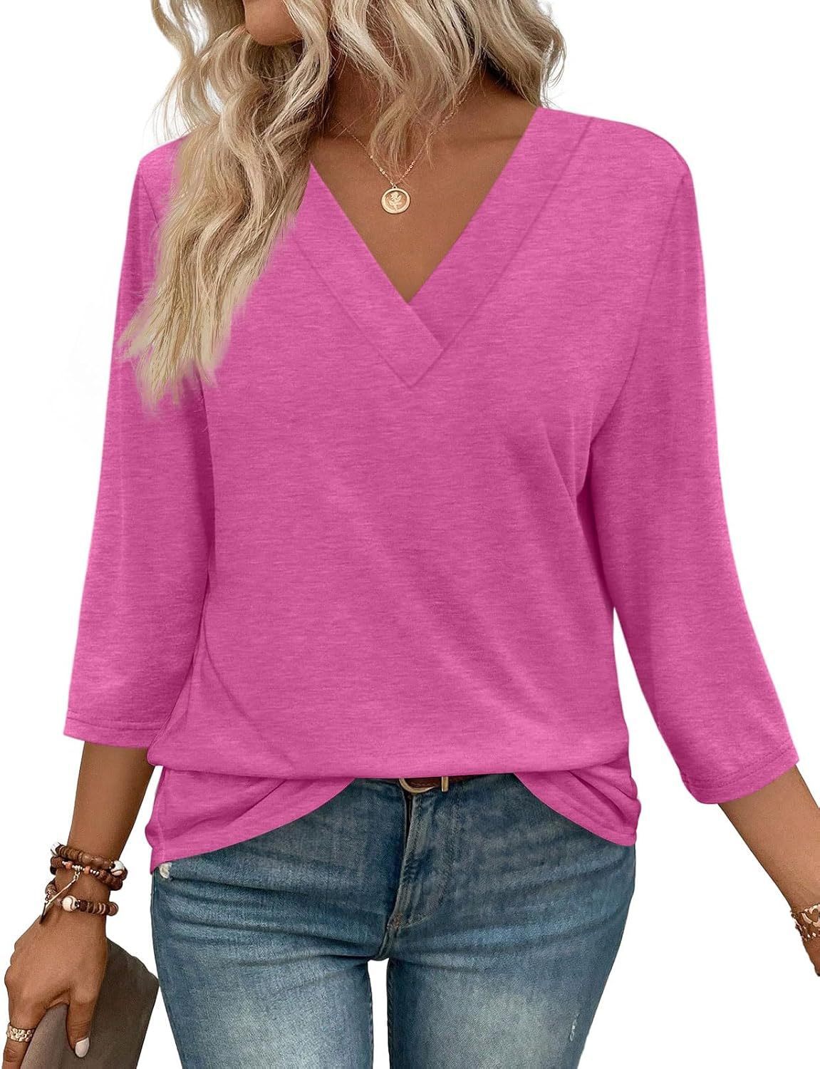 V-neck shirt