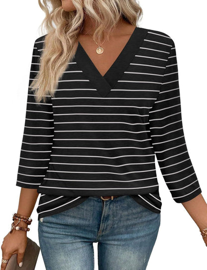 V-neck shirt