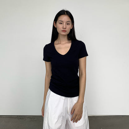 V-Neck Short-Sleeve T-Shirt for Women