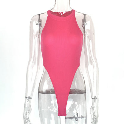 V-neck sleeveless dress shirt with a slit opening
