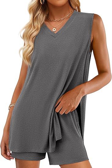V-neck Sleeveless Top