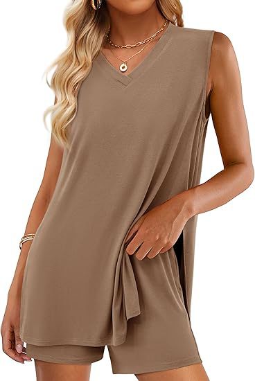 V-neck Sleeveless Top