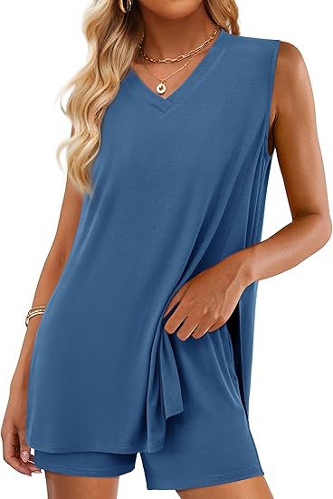 V-neck Sleeveless Top