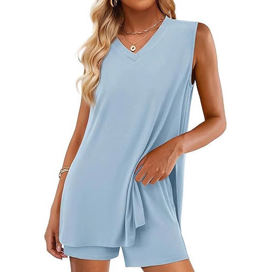 V-neck Sleeveless Top