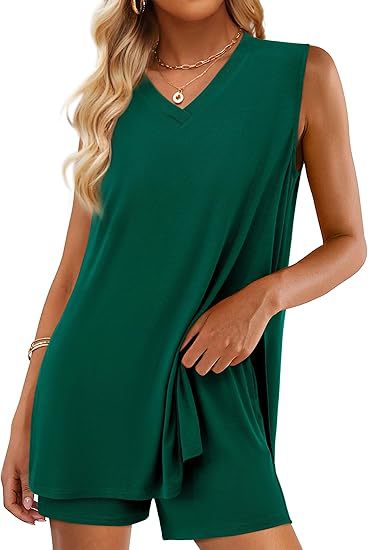 V-neck Sleeveless Top