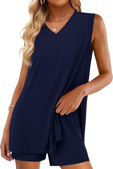 V-neck Sleeveless Top