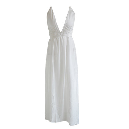 V-Neck Strap Dress