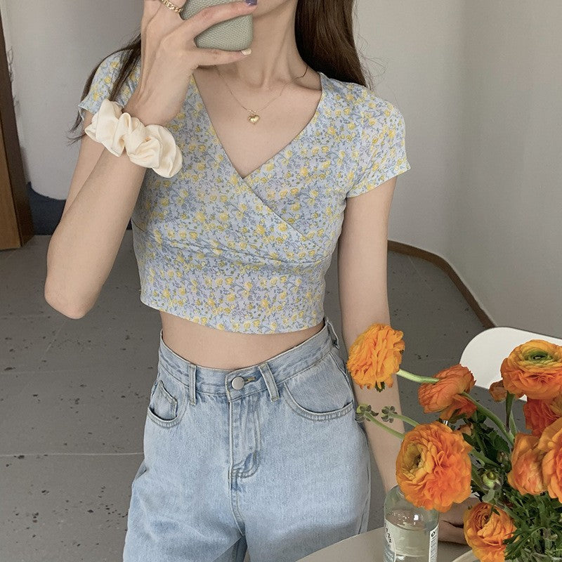 V-Neck Suspender Dress