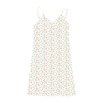 V-Neck Suspender Dress