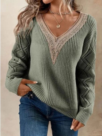 V-neck sweater