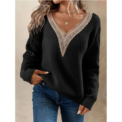 V-neck sweater
