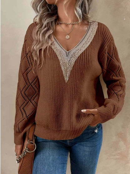 V-neck sweater