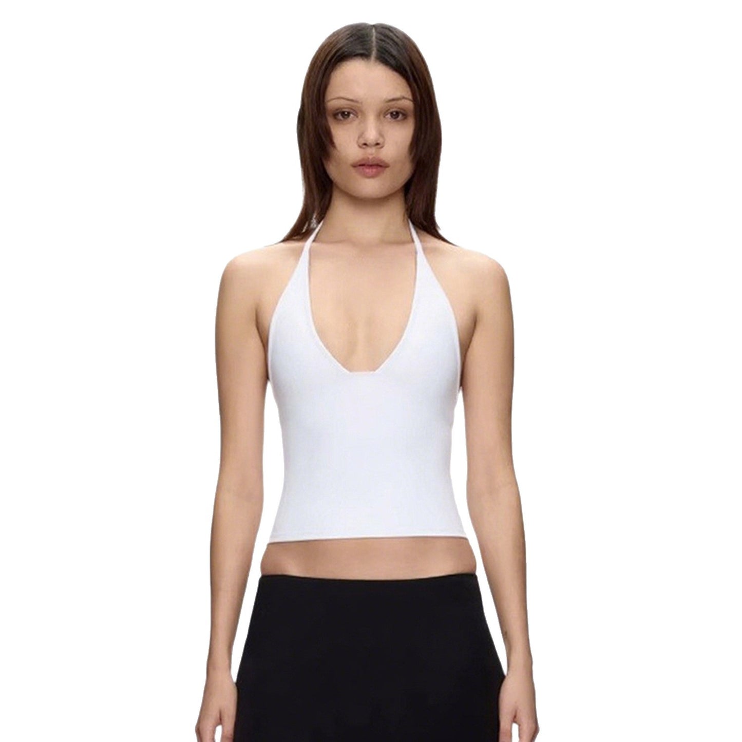 V-necked women's tank top