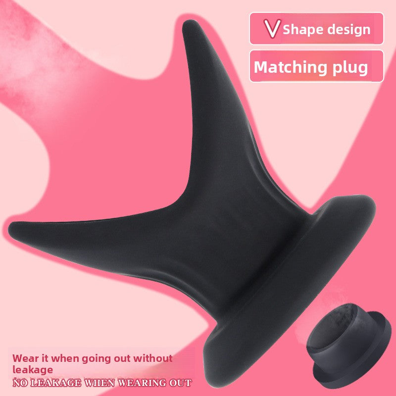 V-Shaped Hollow Silicone Anal Expander Plug