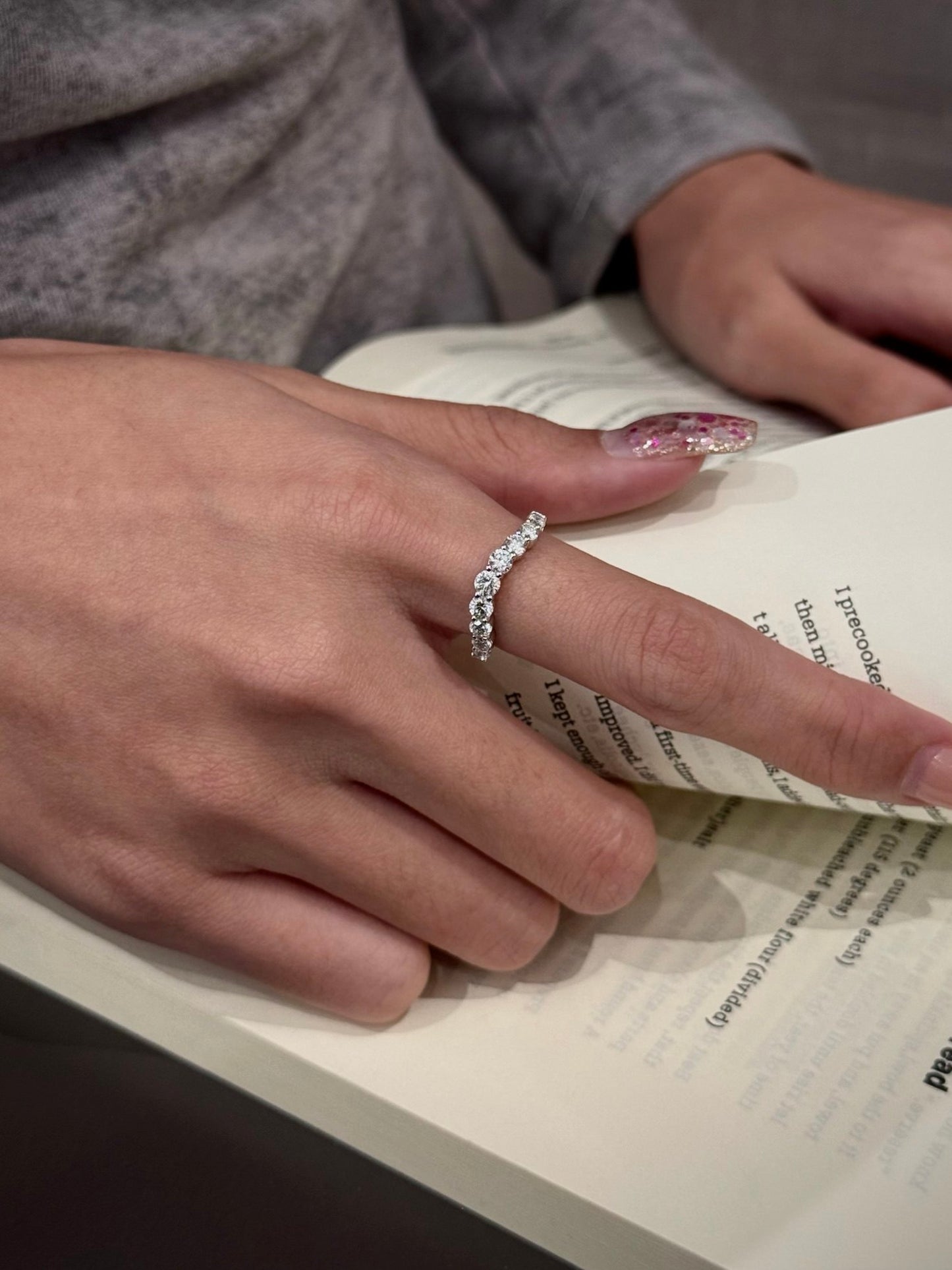 V-Shaped Lab-Grown Diamond Ring