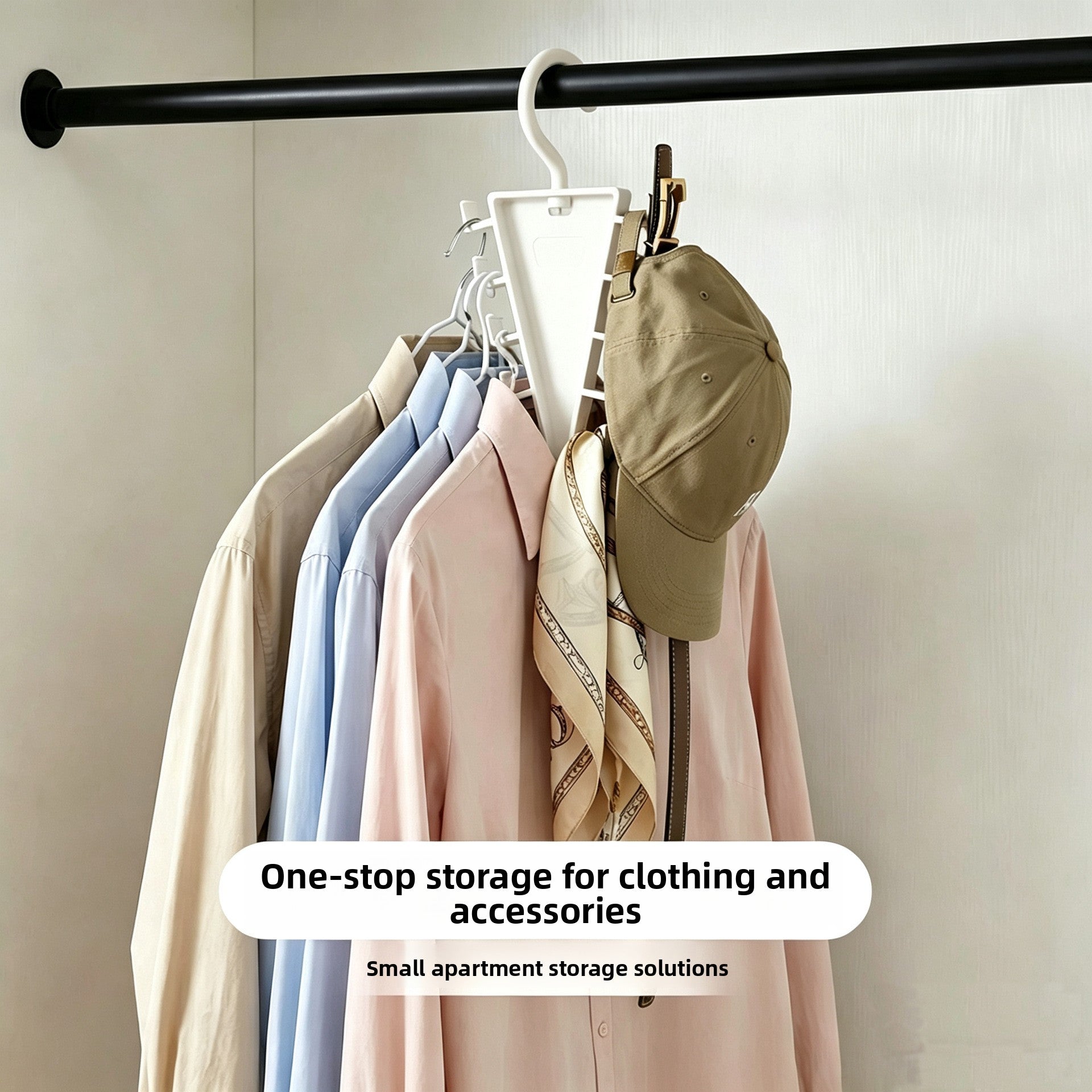 V-shaped plastic hanger