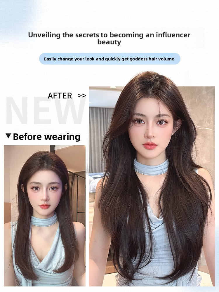 V-Shaped Synthetic Hairpiece