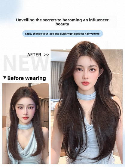 V-Shaped Synthetic Hairpiece